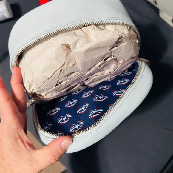 Captain America loungefly backpack men/women/child. NWT - Picture 5 of 7